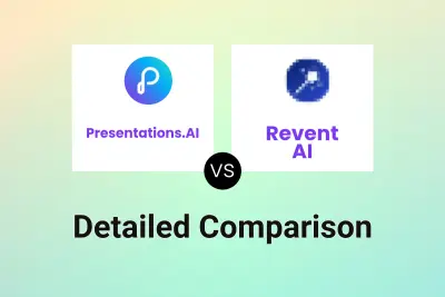 Presentations.AI vs Revent AI Detailed comparison features, price