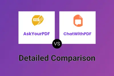 AskYourPDF vs ChatWithPDF Detailed comparison features, price