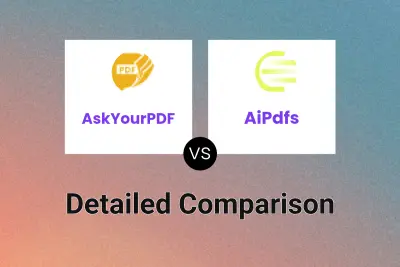 AskYourPDF vs AiPdfs Detailed comparison features, price