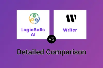 LogicBalls AI vs Writer Detailed comparison features, price