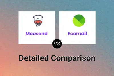 Moosend vs Ecomail Detailed comparison features, price