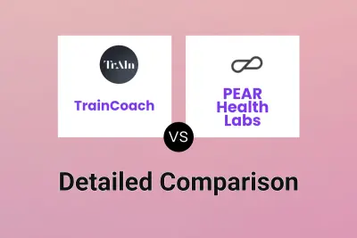 TrainCoach vs PEAR Health Labs Detailed comparison features, price