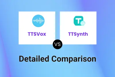 TTSVox vs TTSynth Detailed comparison features, price