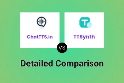 ChatTTS.in vs TTSynth Detailed comparison features, price