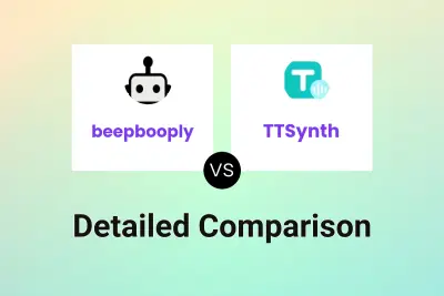 beepbooply vs TTSynth Detailed comparison features, price