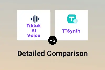 Tiktok AI Voice vs TTSynth Detailed comparison features, price