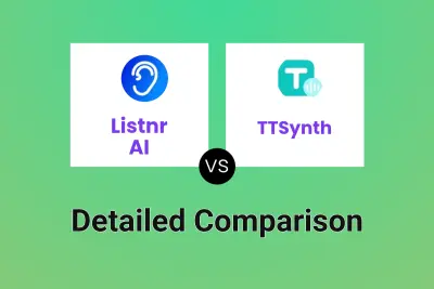 Listnr AI vs TTSynth Detailed comparison features, price