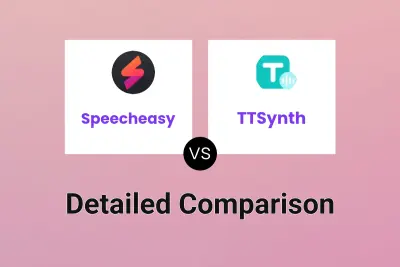 Speecheasy vs TTSynth Detailed comparison features, price