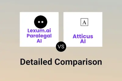 Lexum.ai Paralegal AI vs Atticus AI Detailed comparison features, price