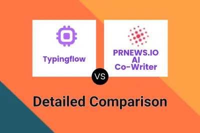 Typingflow vs PRNEWS.IO AI Co-Writer Detailed comparison features, price