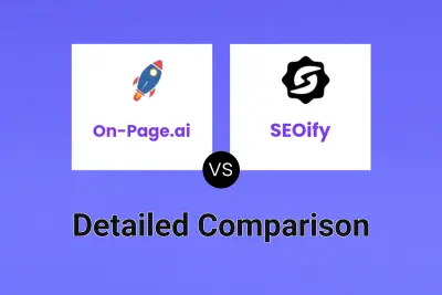 On-Page.ai vs SEOify Detailed comparison features, price