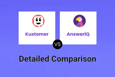 Kustomer vs AnsweriQ Detailed comparison features, price