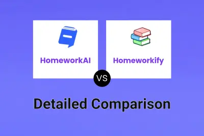 HomeworkAI vs Homeworkify Detailed comparison features, price