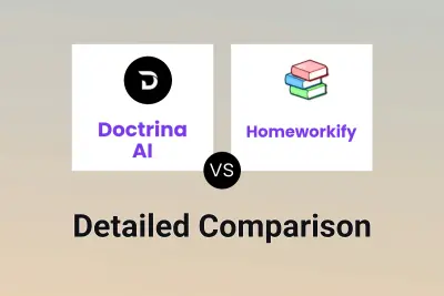 Doctrina AI vs Homeworkify Detailed comparison features, price