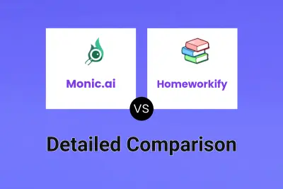 Monic.ai vs Homeworkify Detailed comparison features, price