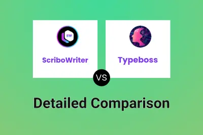 ScriboWriter vs Typeboss Detailed comparison features, price