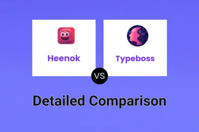 Heenok vs Typeboss Detailed comparison features, price