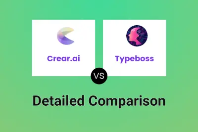 Crear.ai vs Typeboss Detailed comparison features, price