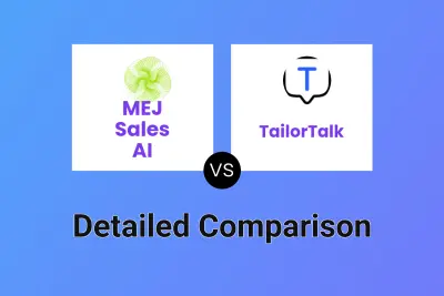 MEJ Sales AI vs TailorTalk Detailed comparison features, price