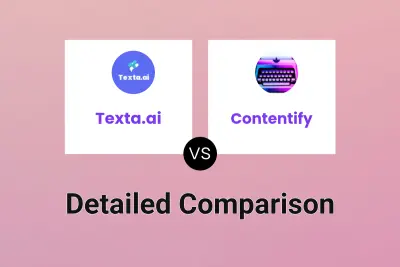 Texta.ai vs Contentify Detailed comparison features, price