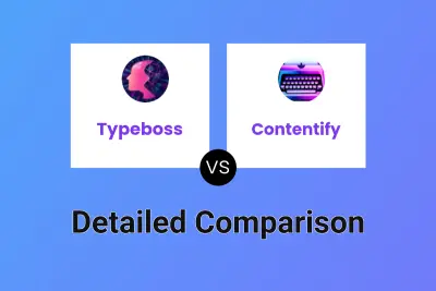 Typeboss vs Contentify Detailed comparison features, price