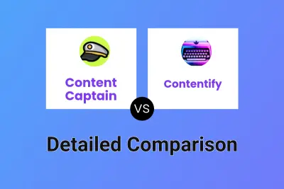 Content Captain vs Contentify Detailed comparison features, price