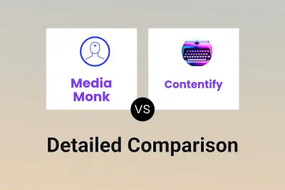 Media Monk vs Contentify Detailed comparison features, price