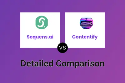 Sequens.ai vs Contentify Detailed comparison features, price