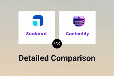 Scalenut vs Contentify Detailed comparison features, price