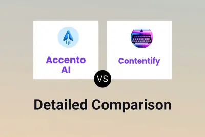 Accento AI vs Contentify Detailed comparison features, price