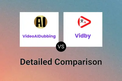 VideoAIDubbing vs Vidby Detailed comparison features, price