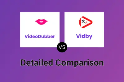 VideoDubber vs Vidby Detailed comparison features, price