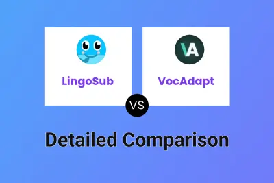 LingoSub vs VocAdapt Detailed comparison features, price