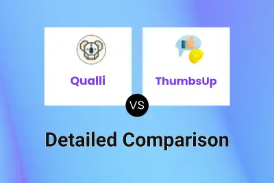 Qualli vs ThumbsUp Detailed comparison features, price