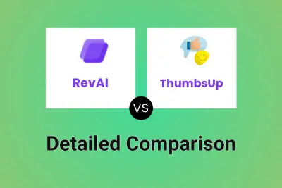 RevAI vs ThumbsUp Detailed comparison features, price