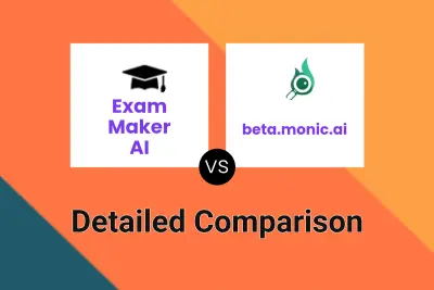 Exam Maker AI vs beta.monic.ai Detailed comparison features, price