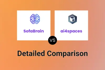 SofaBrain vs ai4spaces Detailed comparison features, price