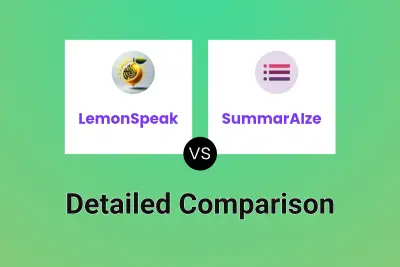 LemonSpeak vs SummarAIze Detailed comparison features, price