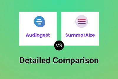 Audiogest vs SummarAIze Detailed comparison features, price