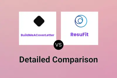 BuildMeACoverLetter vs ResuFit Detailed comparison features, price