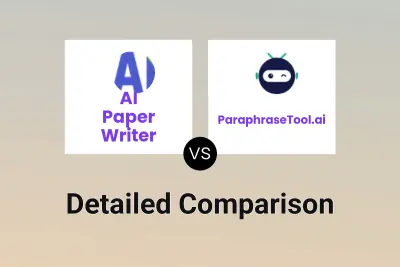 AI Paper Writer vs ParaphraseTool.ai Detailed comparison features, price