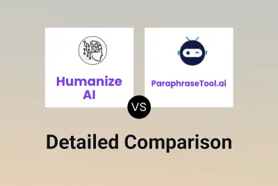 Humanize AI vs ParaphraseTool.ai Detailed comparison features, price