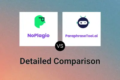 NoPlagio vs ParaphraseTool.ai Detailed comparison features, price