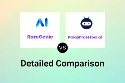 RareGenie vs ParaphraseTool.ai Detailed comparison features, price