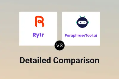 Rytr vs ParaphraseTool.ai Detailed comparison features, price