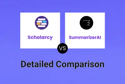 Scholarcy vs SummarizerAI Detailed comparison features, price