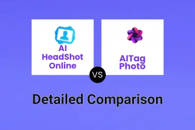 AI HeadShot Online vs AITag Photo Detailed comparison features, price