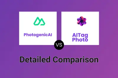 PhotogenicAI vs AITag Photo Detailed comparison features, price