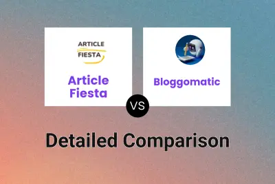 Article Fiesta vs Bloggomatic Detailed comparison features, price