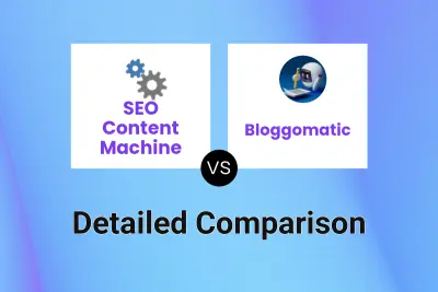 SEO Content Machine vs Bloggomatic Detailed comparison features, price